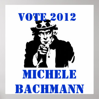 PÓSTER VOTO MICHELE BACHMANN 2012