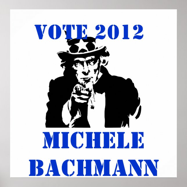 PÓSTER VOTO MICHELE BACHMANN 2012 (Frente)
