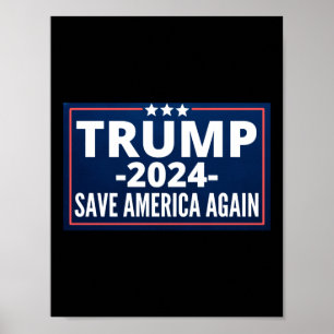 Póster voto, triunfo 2024, trump 2024, 2024, trump 2020