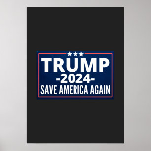 Póster voto, triunfo 2024, trump 2024, 2024, trump 2020