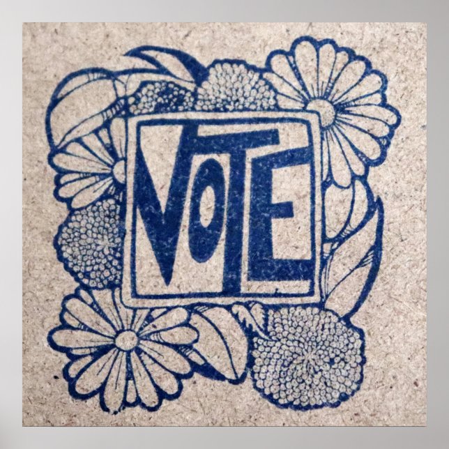 Póster VOTO Vintage (Frente)