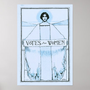 Póster Votos para las mujeres