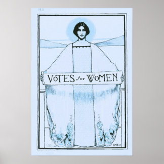 Póster Votos para las mujeres