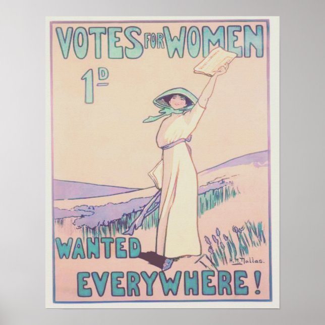 Póster Votos para las mujeres de todas partes (Frente)