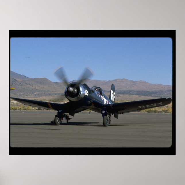 Póster Vought F4U Corsair, Planes Frente_Segunda Guerra M (Frente)
