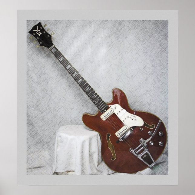 Póster Vox Super Lynx Deluxe GuitarPoster (Frente)