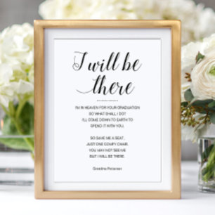 Póster Voy A Estar Ahí Graduación De Presidente Conmemora