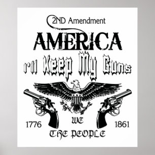 Póster ¡Voy a guardar mis armas!