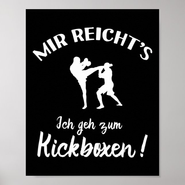 Póster Voy a Kickboxing - Kick-boxer Kickboxing (Frente)
