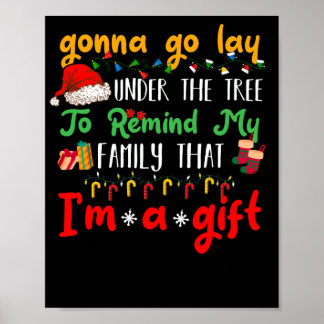 Póster Voy A Quedarse Bajo Los Árboles Navidades Xmas Paj