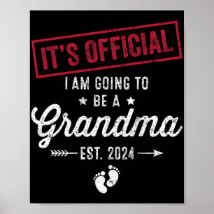 Póster Voy A Ser Primer Día de la Madre De La Abuela