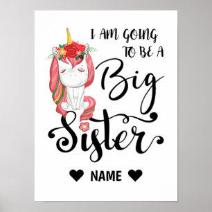 Póster Voy a ser una hermana grande