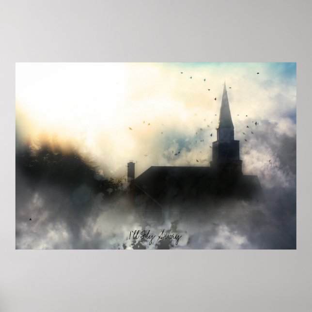 Póster Voy a volar lejos poster Inspirador (Frente)