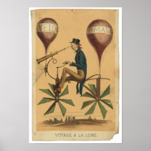 PÓSTER VOYAGE A LA LUNE