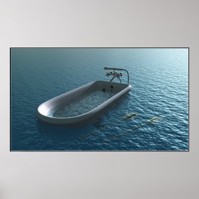 Póster Voyage Bathtub (Frente)