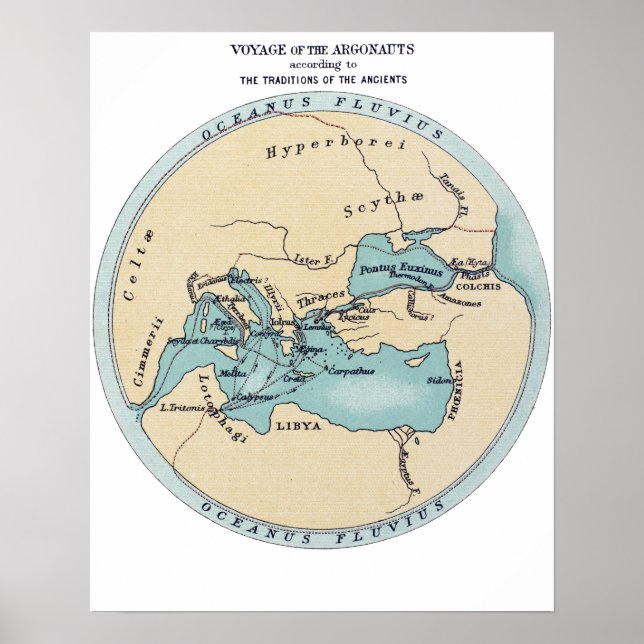 PÓSTER VOYAGE DE LOS ARGONAUTAS (Frente)