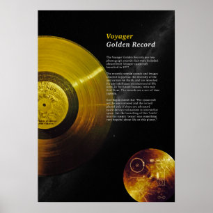Póster Voyager 1 Golden Record - Poster