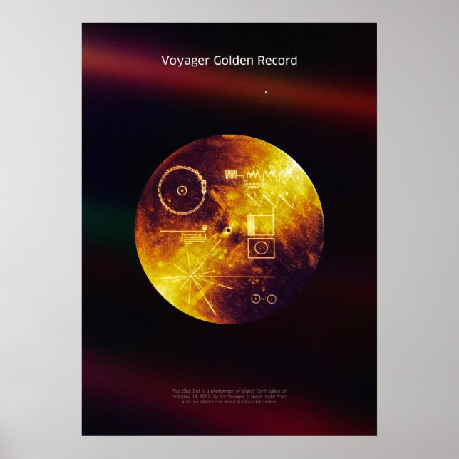 Póster Voyager 1 Golden Record - poster (Frente)