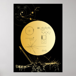 Póster Voyager 1 Golden Record - poster