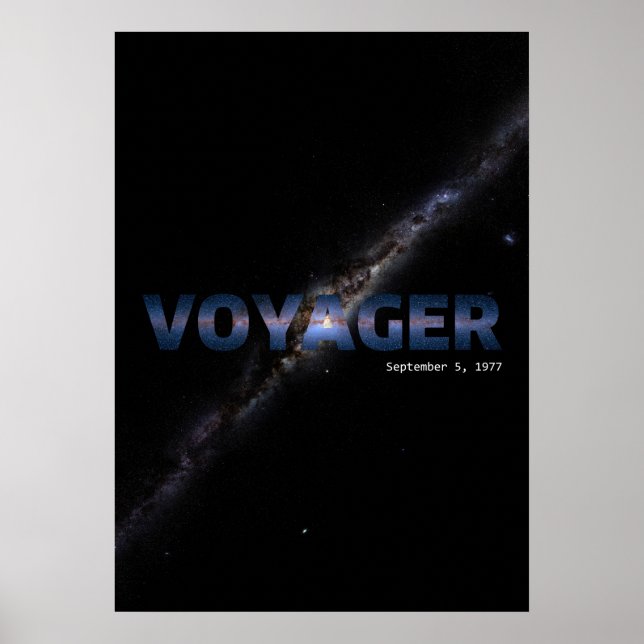 Póster Voyager de la NASA - poster (Frente)