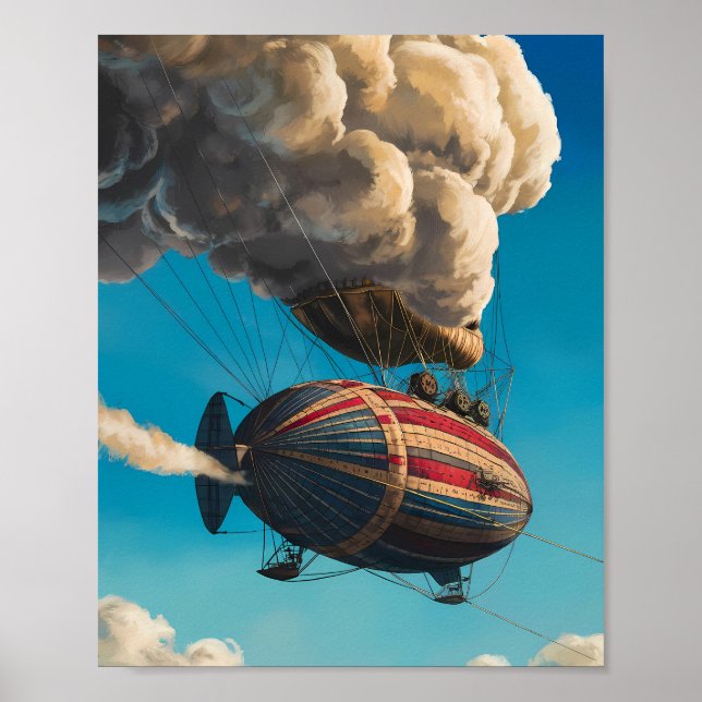 Póster Voyager Skybound Steampunk (Frente)