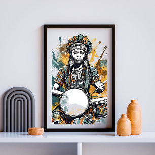 Póster Voz del Tambor Sagrado