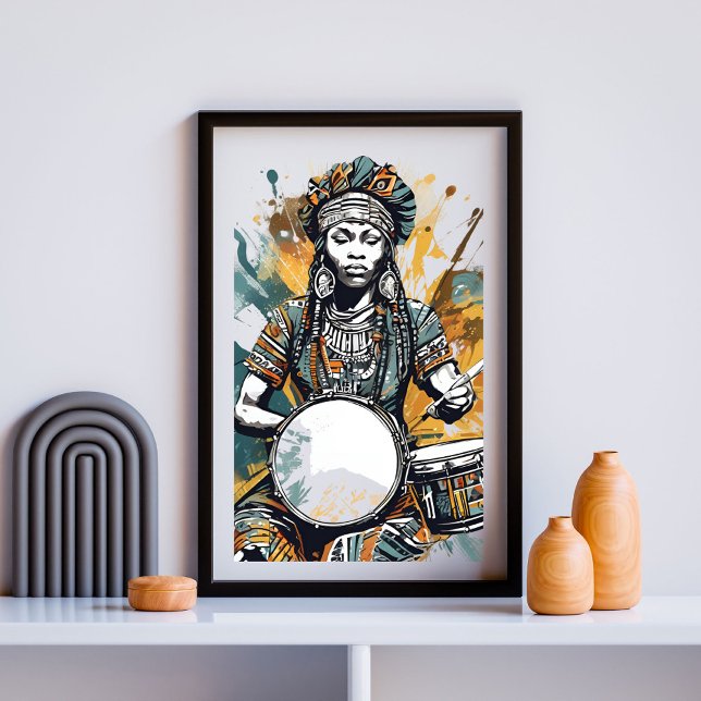 Póster Voz del Tambor Sagrado (Subido por el creador)
