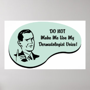 Póster Voz dermatológica