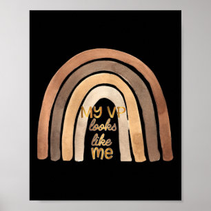 Póster Vp Parece Que Yo Kamala Harris Chica Infantil Arco