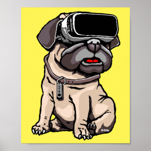 Póster VR Pug