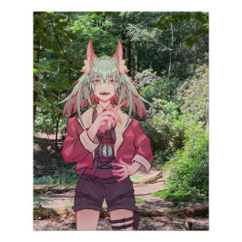 Póster VTuber, Anime, Forrest,
