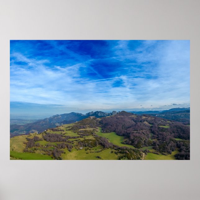 Póster vue montagne de léoncel (Frente)