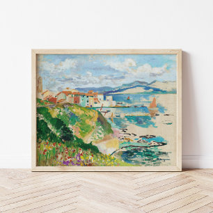 Póster Vue Sur La Ponche, Saint-Tropez   Henri Manguin