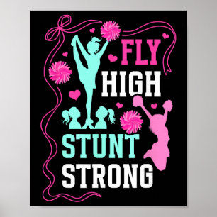 Póster Vuela Alto Estiramiento Fuerte Grito Volador Anima
