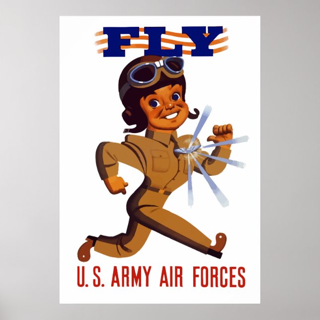 Póster VUELA -- Fuerzas Aéreas del Ejército (Frente)
