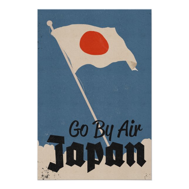 Póster Vuela por Japón (Anverso)