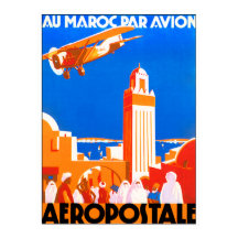 Vuele a Morocco Air. Aeropostale