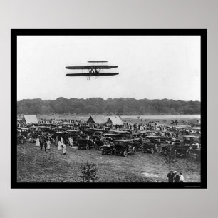 Póster Vuelo 1909 de Orville Wright Record