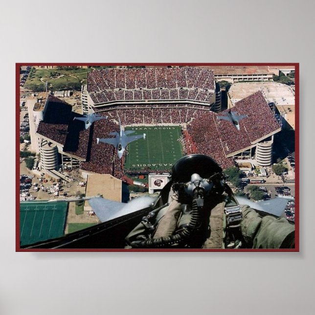 Póster Vuelo a Kyle Field (Frente)