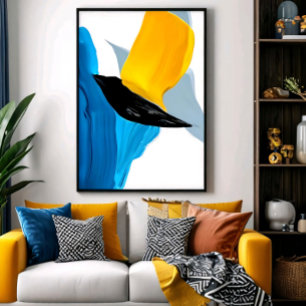 Póster Vuelo abstracto