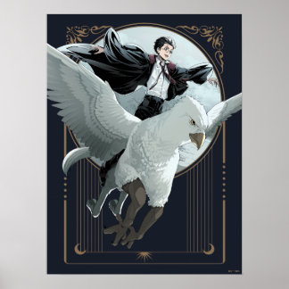 Póster Vuelo Anime HARRY POTTER™ con Buckbeak