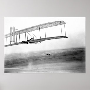 PÓSTER VUELO DE ENSAYO DE GLOBAL DE 1903
