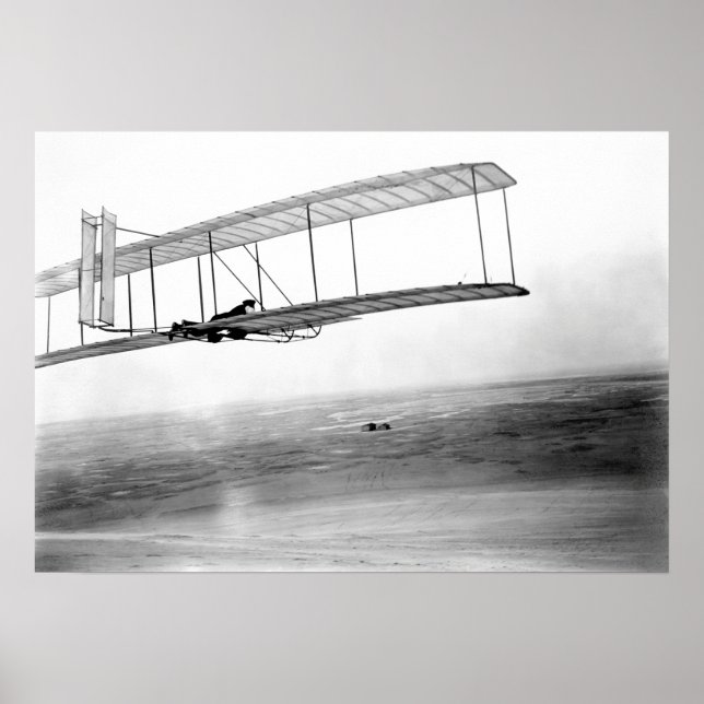 PÓSTER VUELO DE ENSAYO DE GLOBAL DE 1903 (Frente)