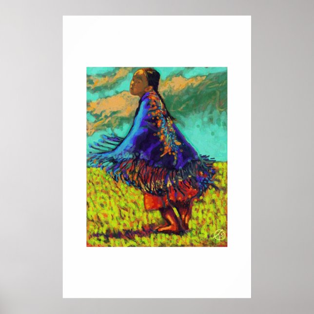 Póster Vuelo del Águila del Espíritu Pequeño (Frente)