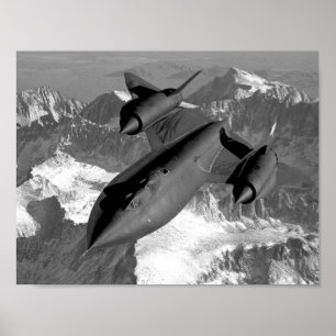 Póster Vuelo del mirlo SR-71