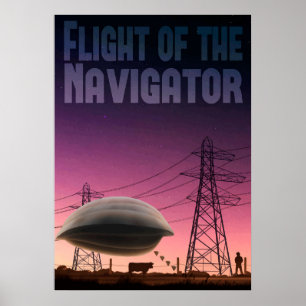 Póster Vuelo del navegador