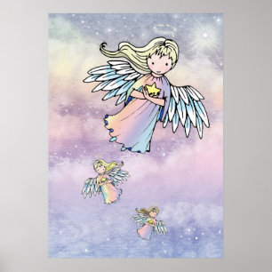 Póster Vuelo del Poster Angel de Molly Harrison