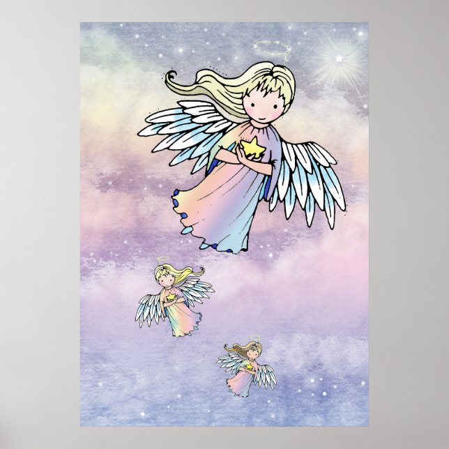 Póster Vuelo del Poster Angel de Molly Harrison (Frente)