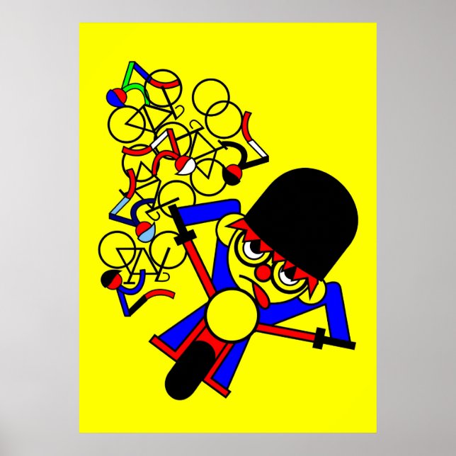 Póster Vuelo en motocicleta por Francia (Frente)