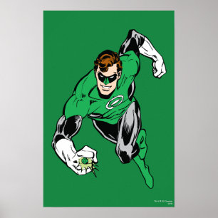 Póster Vuelo hacia delante de Green Lantern